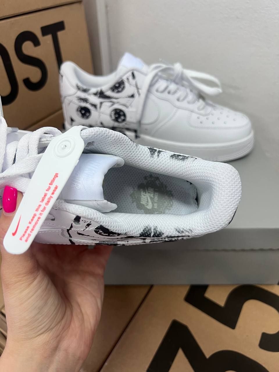 Кеди Nike Air Force x Comme des Garçons Supreme (36-45)