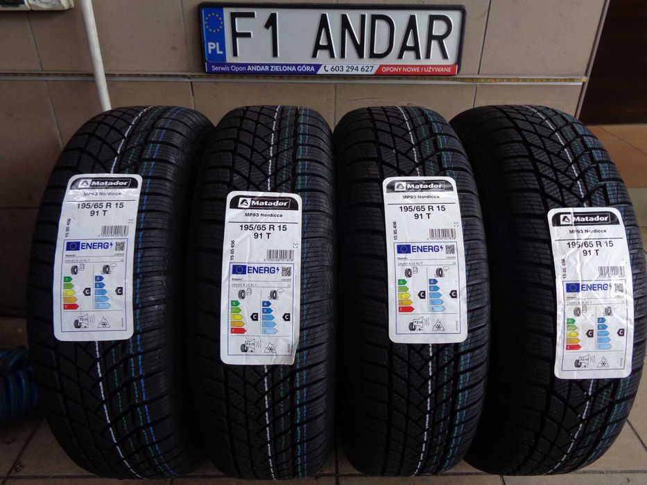 195/65R15 MATADOR MP93 Nordicca - Opony Zimowe , Nowy Model , ANDAR