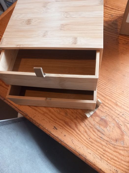 Organizer Biurowy z drewna Bambusowego 2 szt.  Opis !