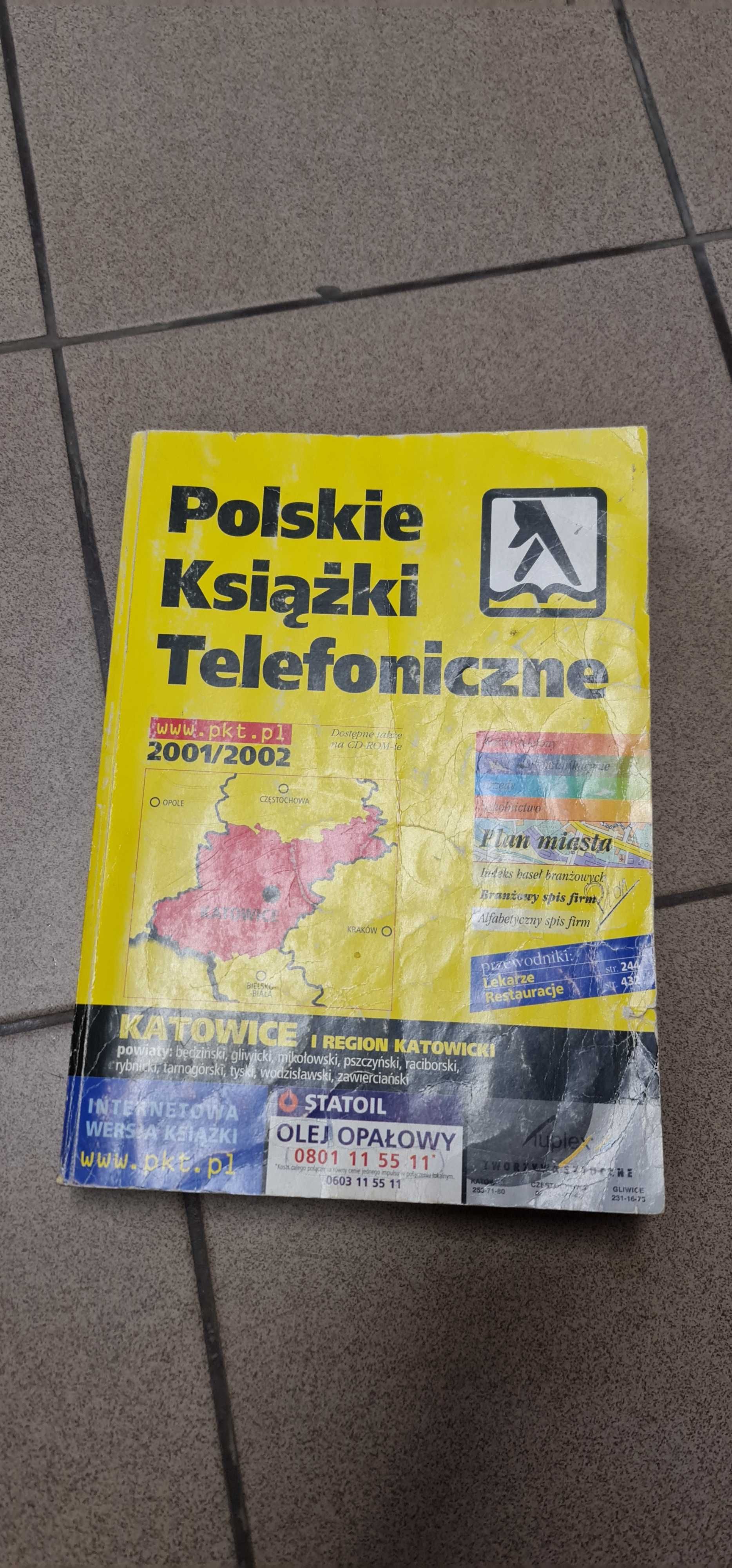 Książka telefoniczna zabytek 2001 Polskie Książki telefoniczne 2002