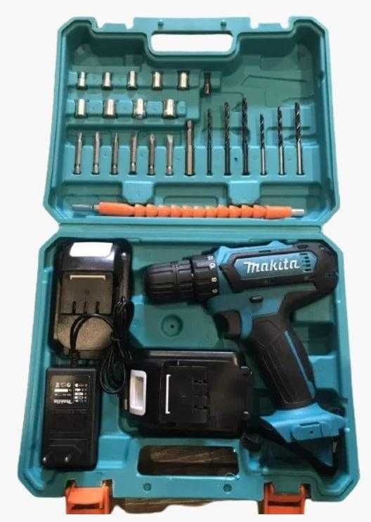 Качественный аккумуляторный шуруповерт Makita 36V5Ah в кейсе с набором