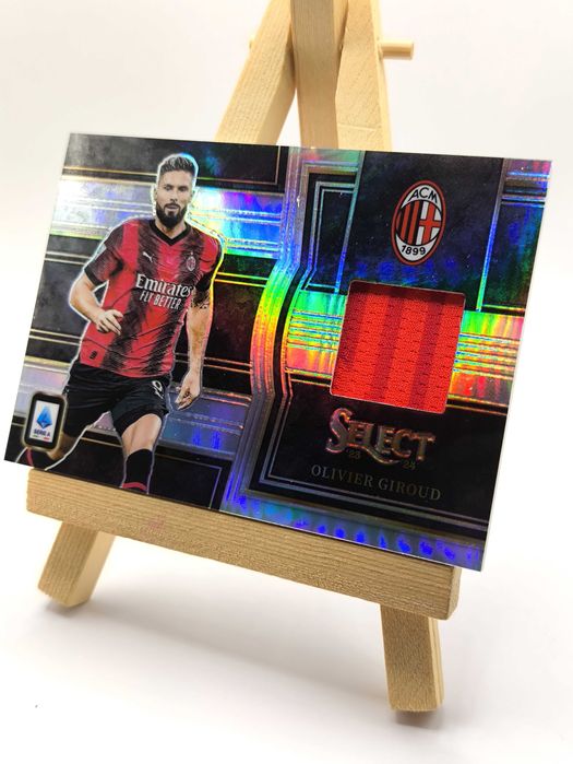 Karta Panini Select 23/24 Prizm Olivier Giroud AC Milan Relic Koszulka