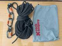 Kit de Polias PETZL + Cordas + Mosquetões NOVO