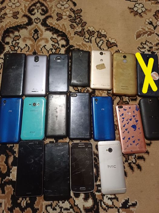 ZTE HTC samsung huawei телефони на запчастини