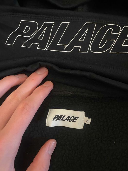 Palace Balaclava Hoodie чорна худі светр кофта балаклава пелас