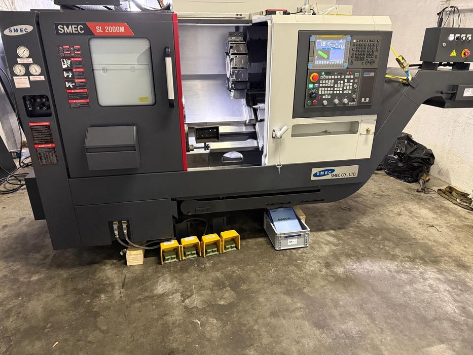 Токарний станок С ЧПУ SMEC SL 2000 M ( Samsung)