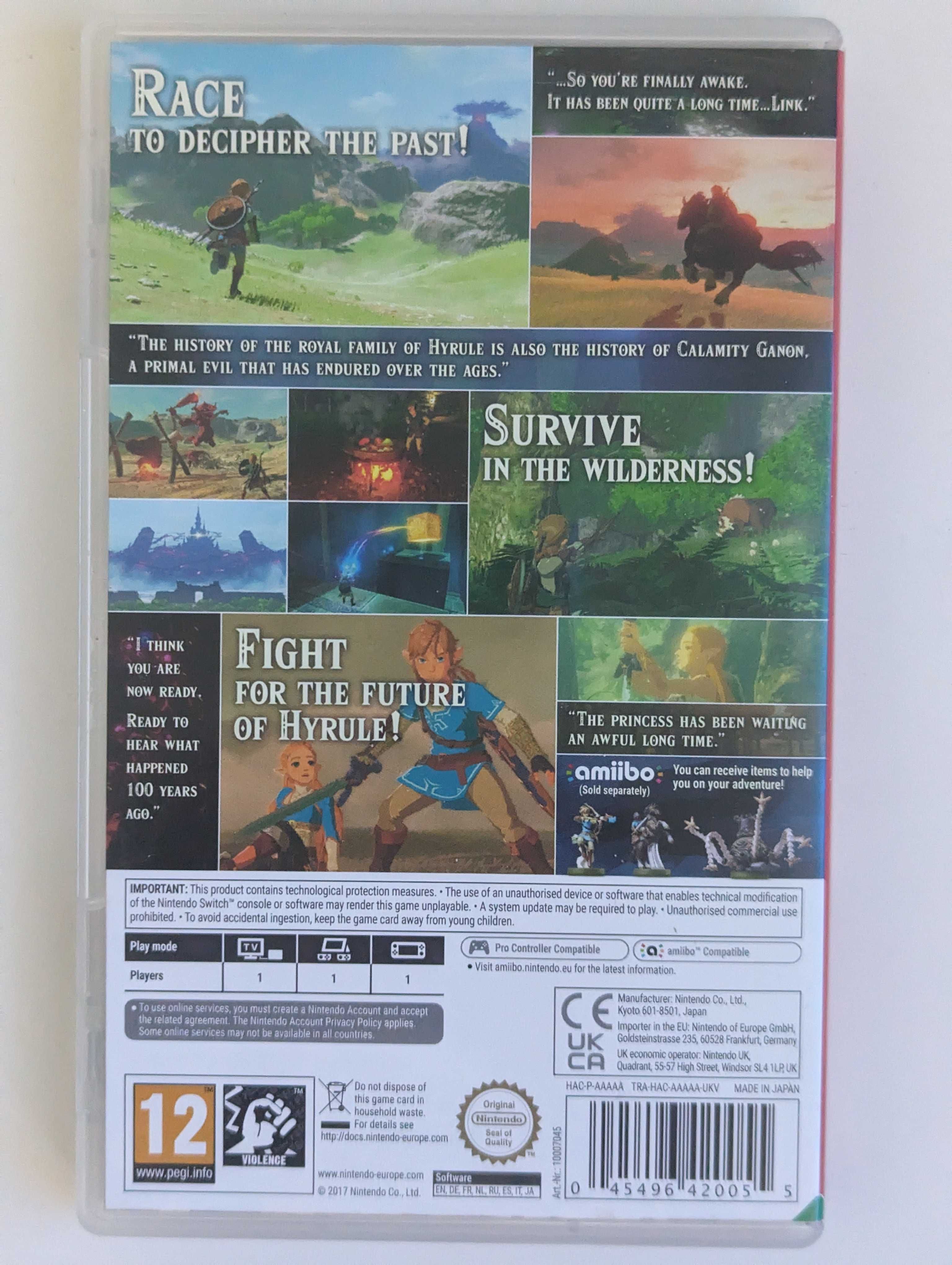 The Legend Of Zelda Breath Of The Wild Nintendo Switch