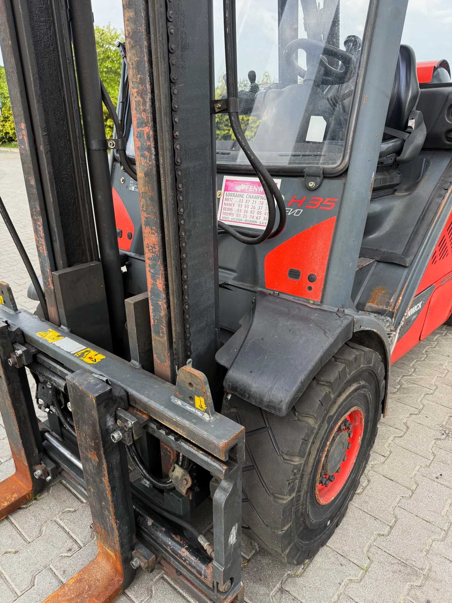wózek widłowy LINDE H35T-02 EVO 3500kg 4.40m przesuw pozycjoner 2016'