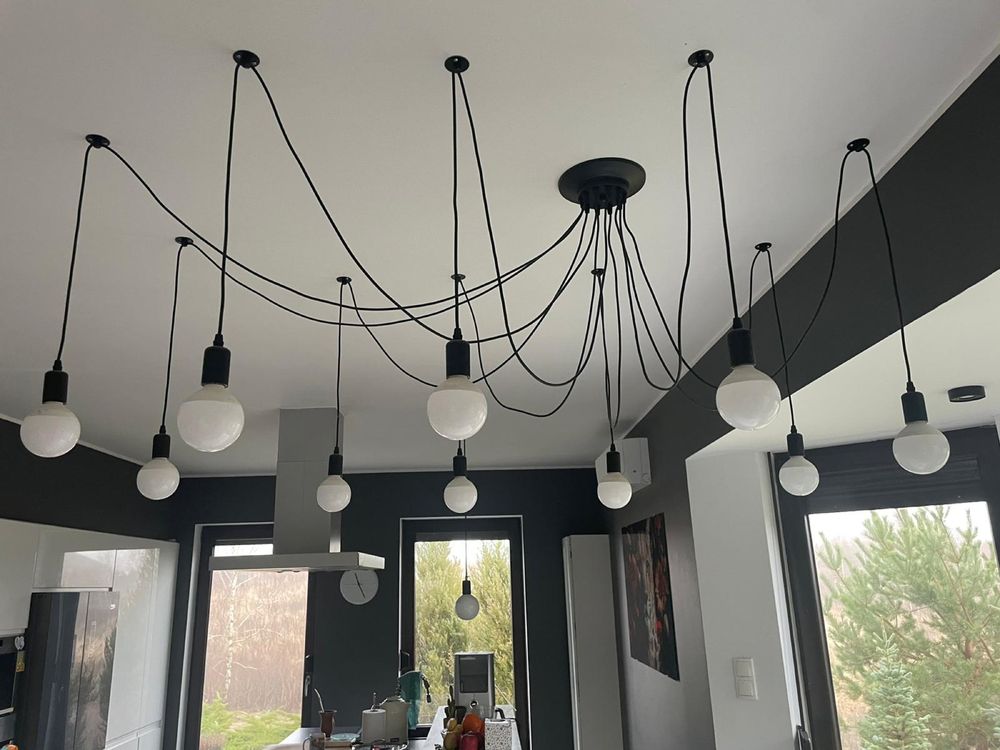 Lampa wisząca pająk