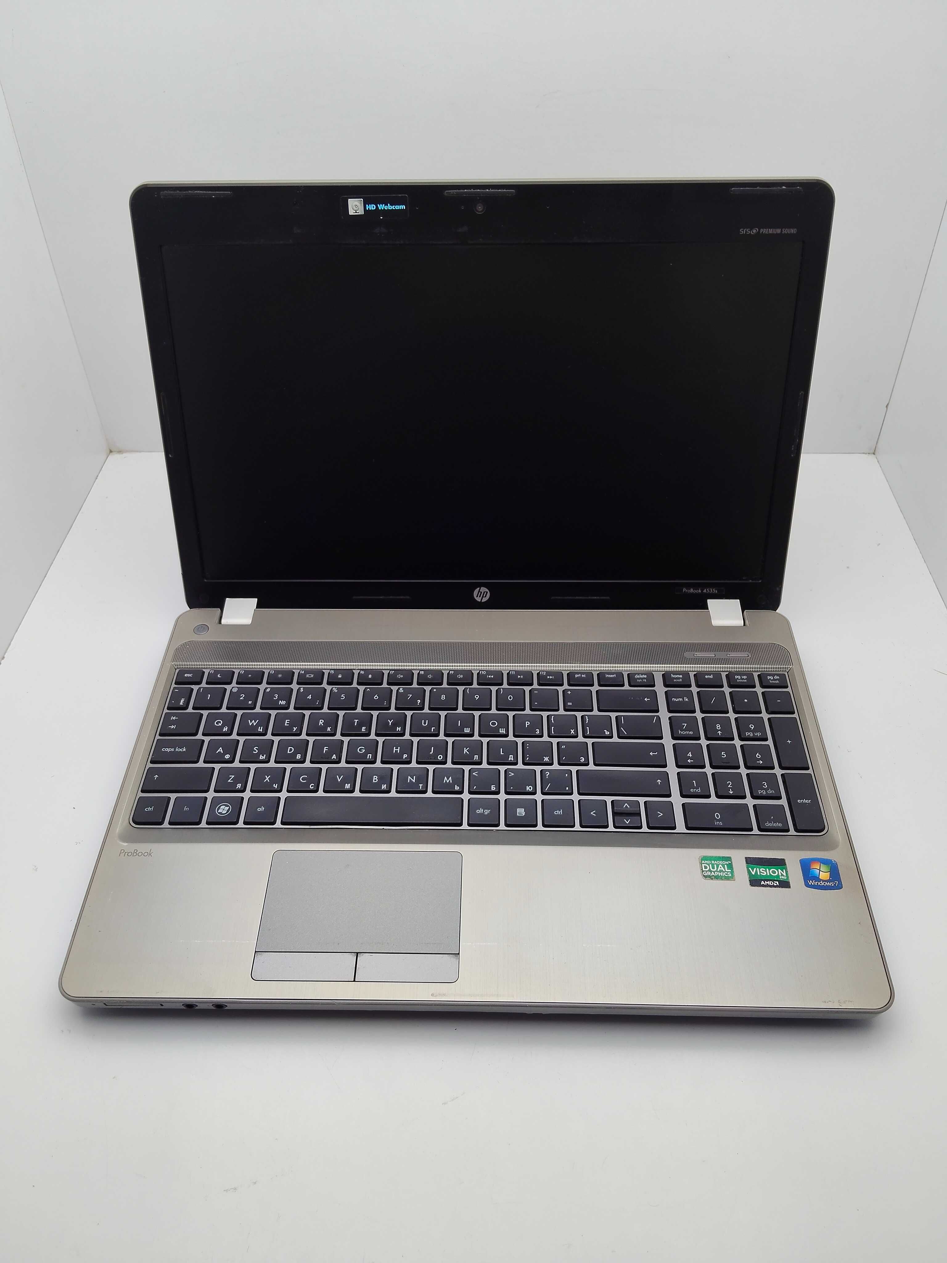 HP ProBook 4535S CPU:AMD A6-3400M Ram:6gb HDD:500gb Ati Radeon HD6400M