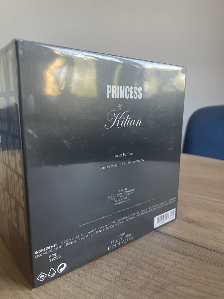 Perfumy Kilian Princess 30 ml + 7,5 ml nowe folia