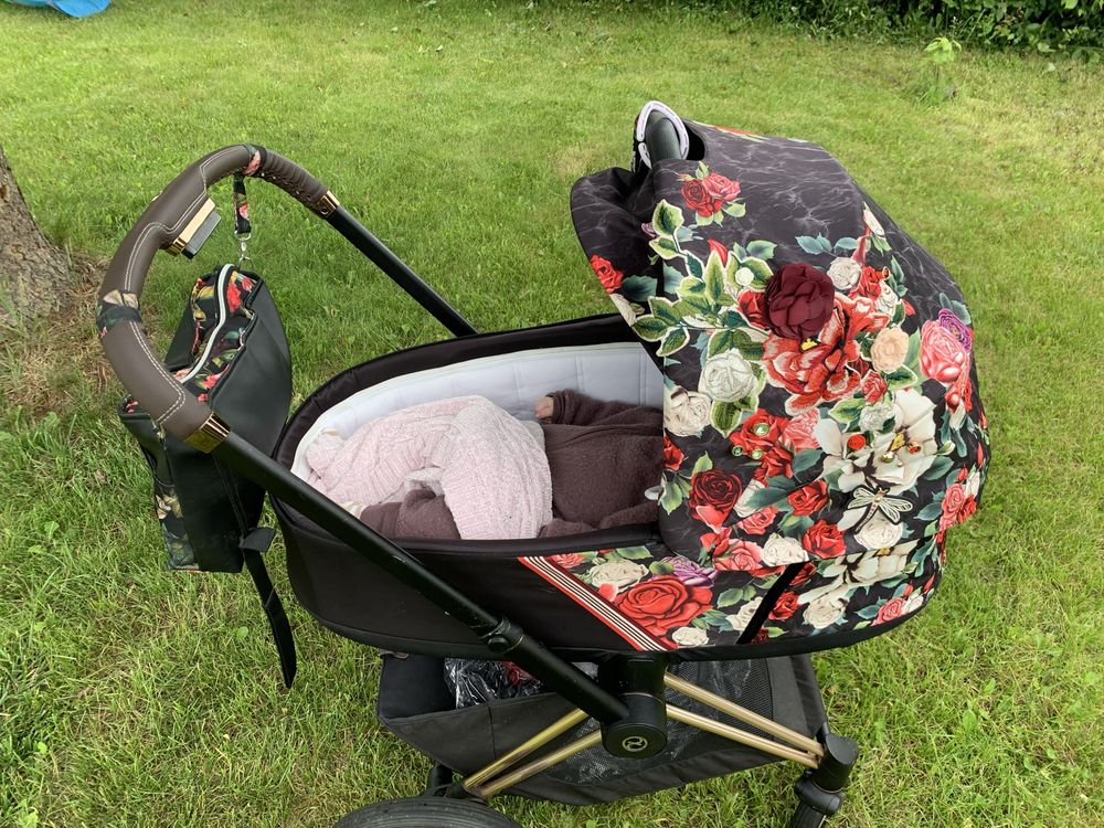 Gondola Cybex Priam spring blossom kwiaty