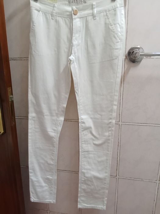 Calças chino brancas - Tamanho M