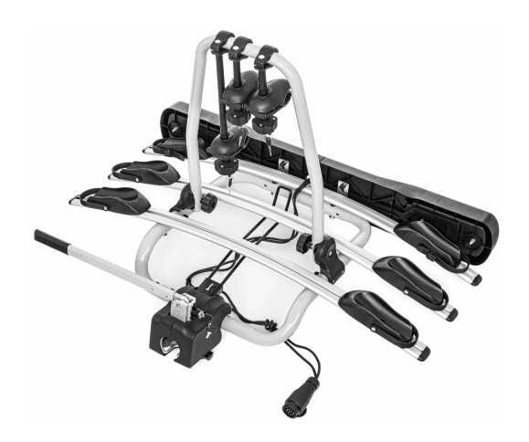 bagażnik na 3 rowery na hak