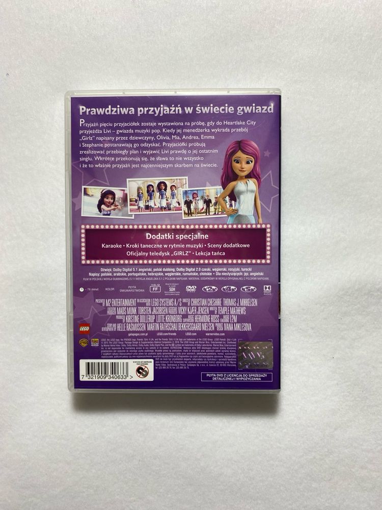 Płyta DVD film „Przyjaciółki na zawsze” Lego Friends