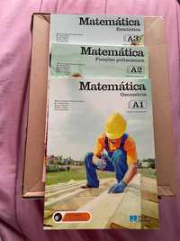 Manuais de Matemática - Geometria, Funções Polinomiais, Estatística