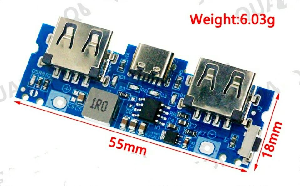 Плата Power Bank модуль павербанк