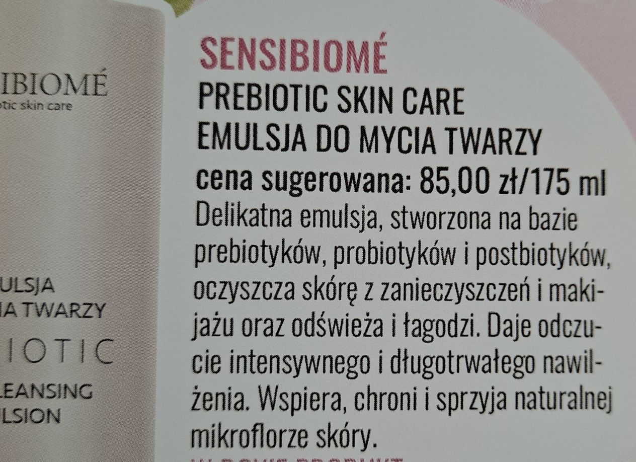 Sensibiom emulsja do mycia twarzy Floslek