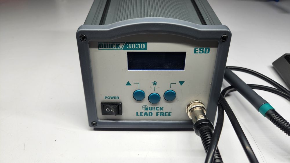Stacja lutownicza Quick 303d plus groty