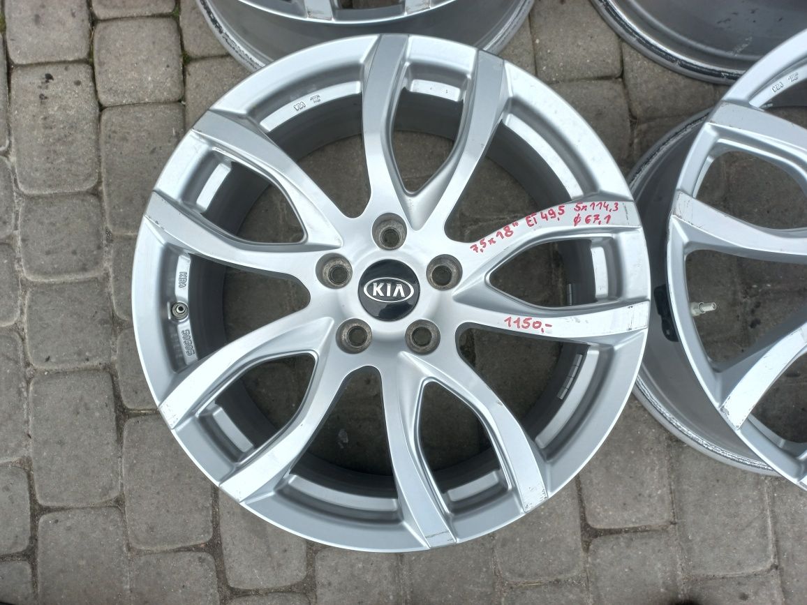Felgi aluminiowe 18" 5x114,3 do Kia