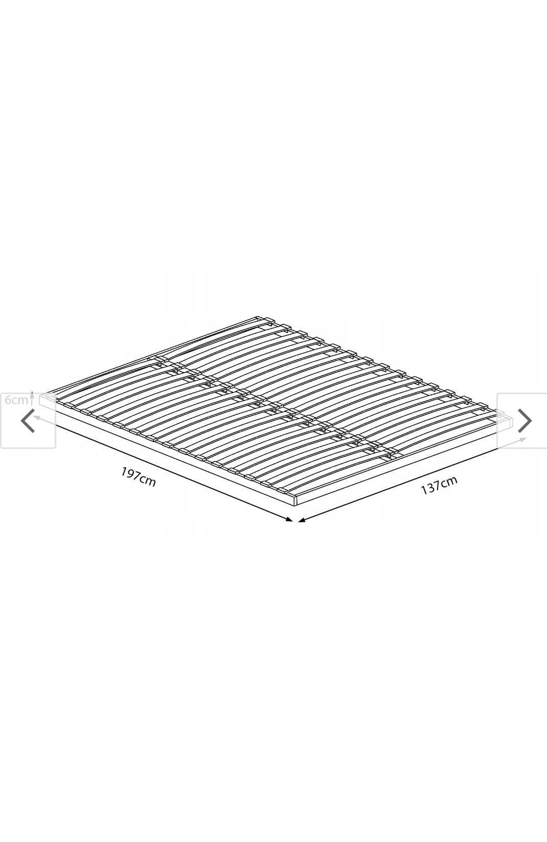 Stelaż do łóżka pod materac elastyczny  Eko 140x200cm firmy Moledo