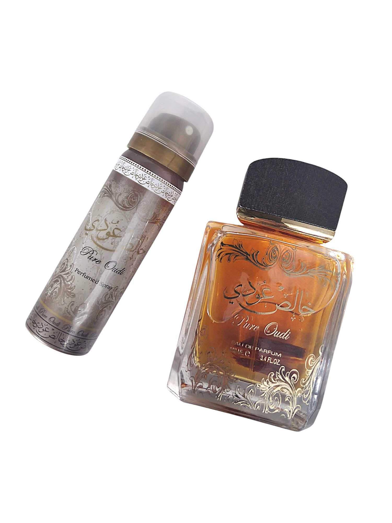 zestaw Khalis Pure Oudi woda perfumowana + dezodorant, Lattafa uniseks