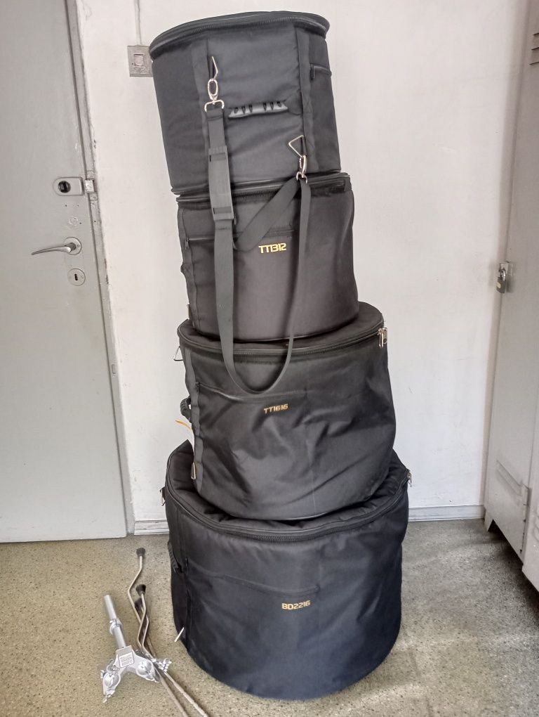 Perkusja Bębny Tama Swingstar + nowe pokrowce Bullcases
