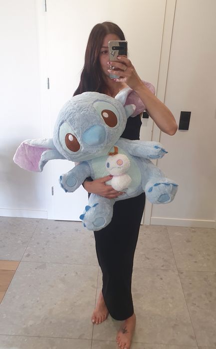 Nowy ogromny pluszak maskotka Stitch Disney Scrump XXL prezent misiek