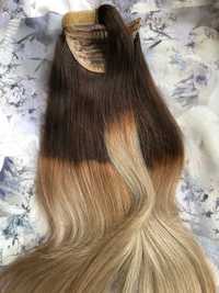 Натуральне волосся від vpfashion — хвіст, омбре