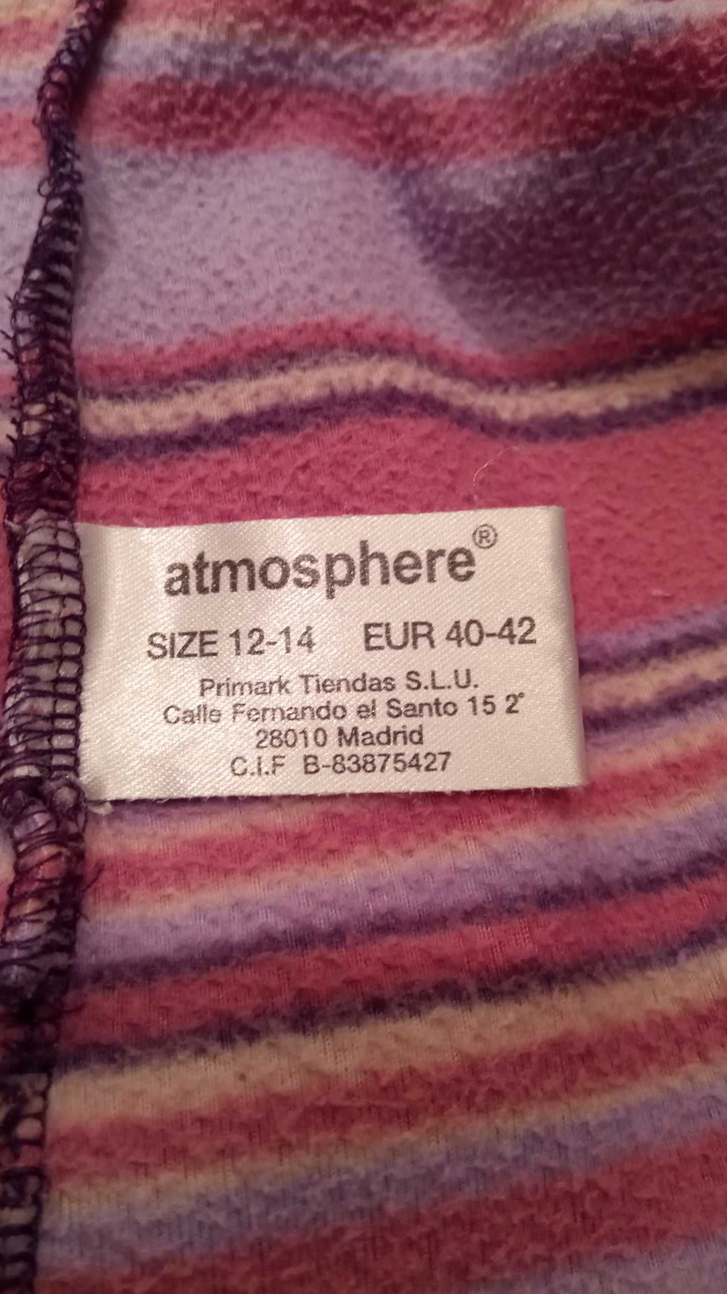 Bluza sweterek z polaru w paski Atmosphere