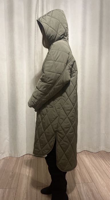 Куртка хакі довга