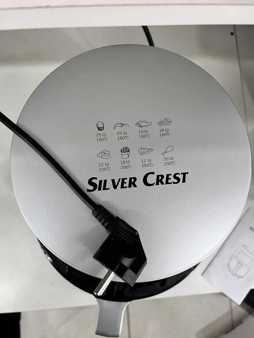 Аеро-фритюрниця безмасляна фритюрниця 6 літрів SILVER CREST S-18 2400W