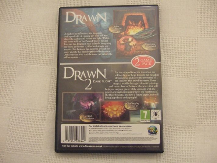 PC CD-ROM "Drawn 1 & 2" - 2 jogos espectaculares