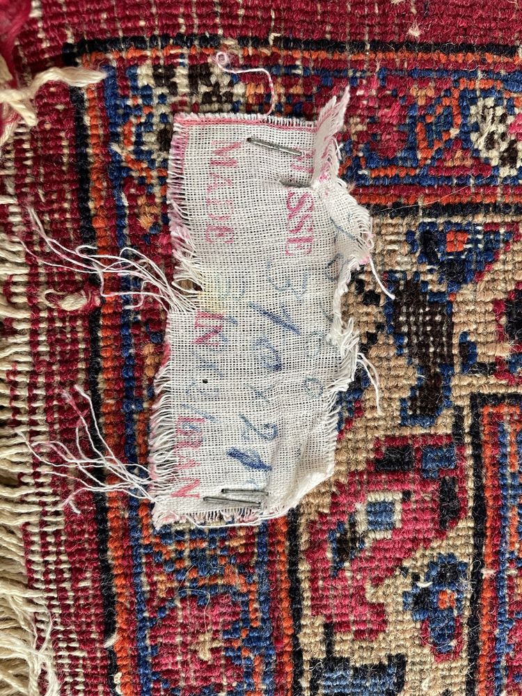 dywan perski z iranu, czerwony, duży, orienyalny wzór