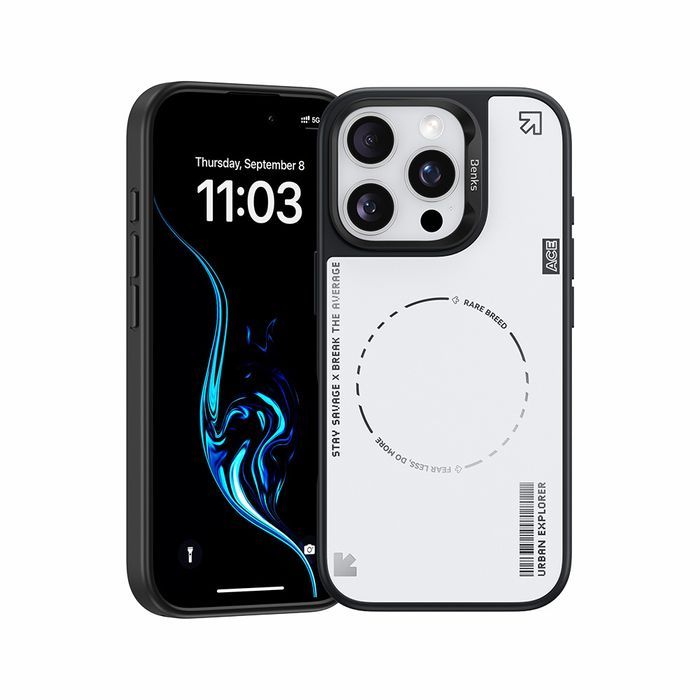 Benks Etui Dynamic Minimalist Do Iphone 16 Pro Max Biały