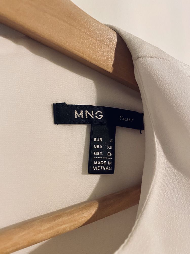 Kremowa sukienka Mango wesele chrzciny XS/S