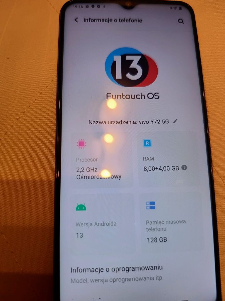 Vivo Y 72 5g/64 mpx
