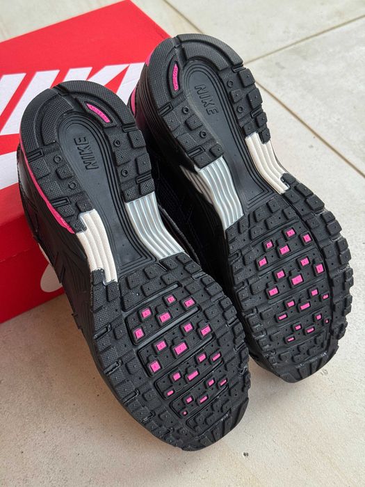 Женские кроссовки Nike P-6000 "Black Pink" Размеры 36-40