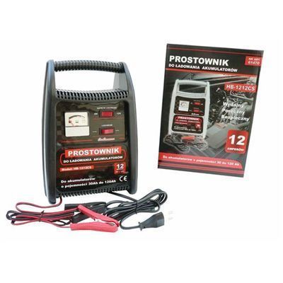 Prostownik 6V 12V 12A 50-120Ah