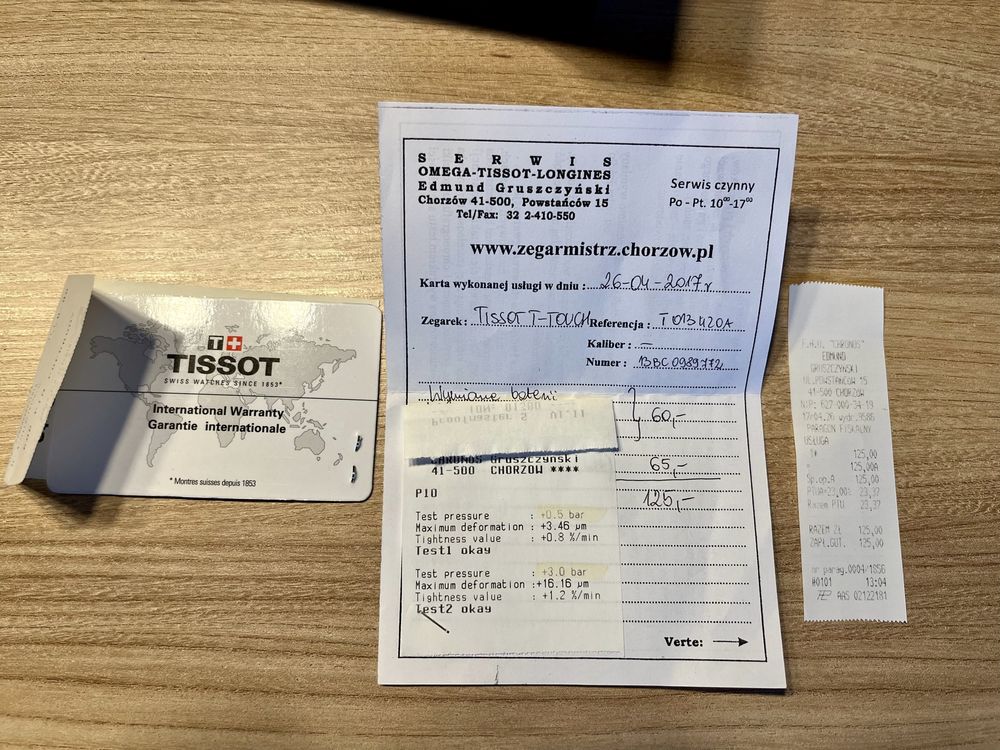 Zegarek Męski Tissot T-touch Expert Titanium ( t touch, ttouch )