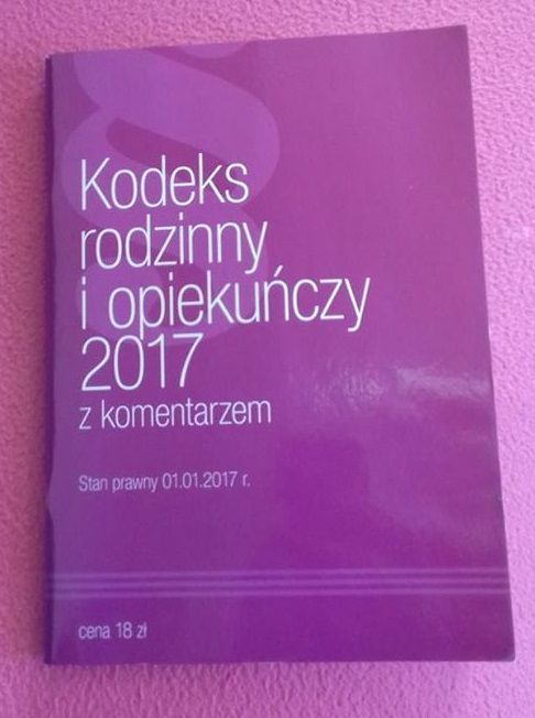 Kodeks rodzinny i opiekuńczy 2017