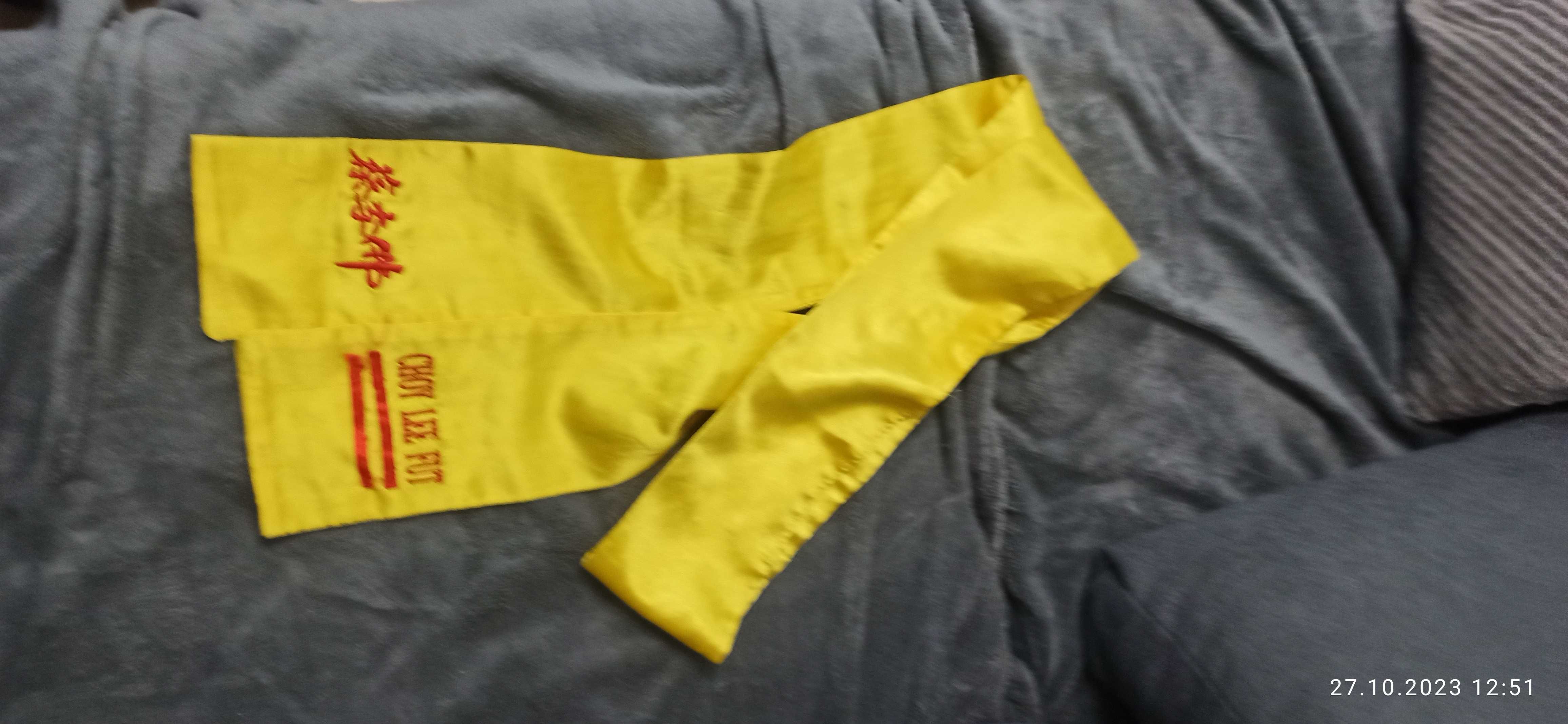 Żółty pas kung Fu .