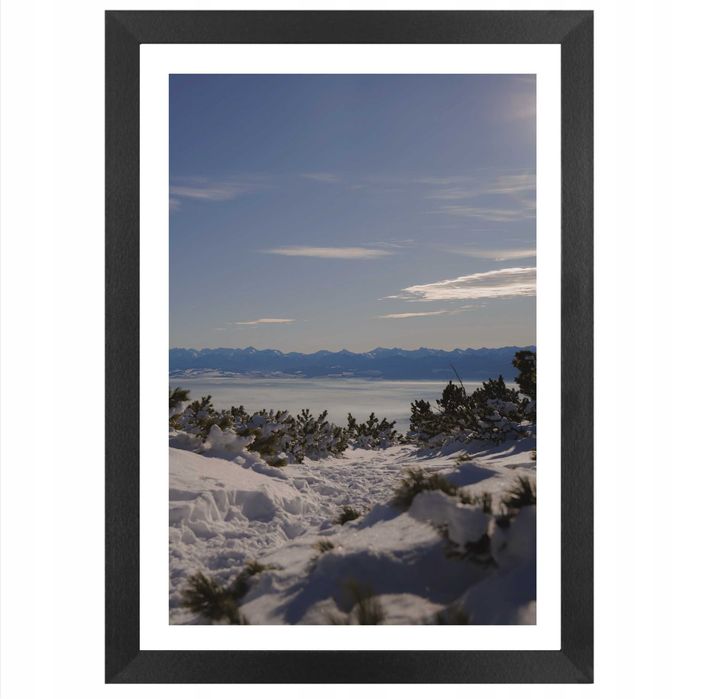 Plakat A3 Babia Góra widok na Tatry
