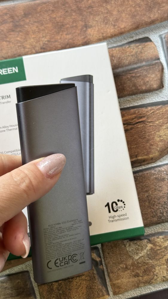 Зовнішній корпус UGREEN M.2 NVMe SSD Enclosure