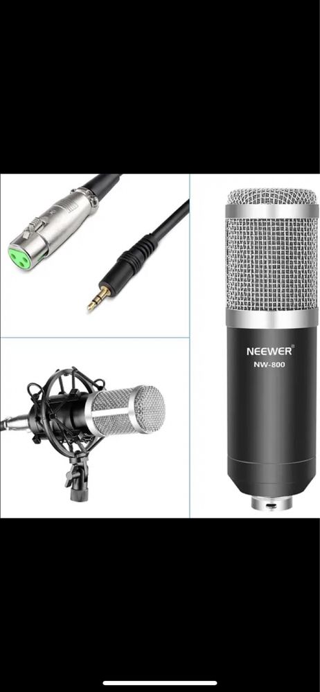 Neewer NW-800 Silver Професійний студійний конденсаторний мікрофон