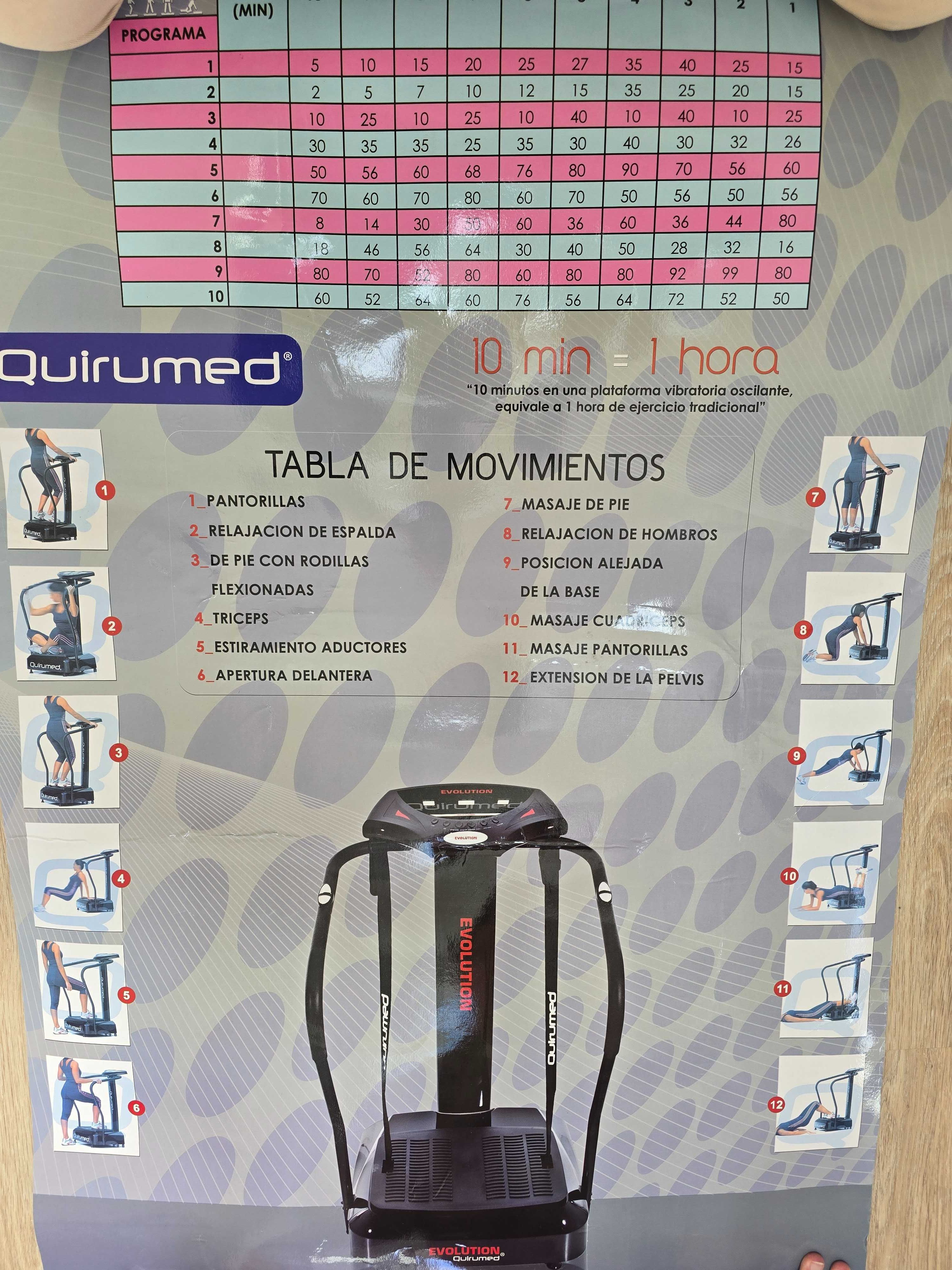 Quirumed evolution pro 3000 Plataforma Vibratória