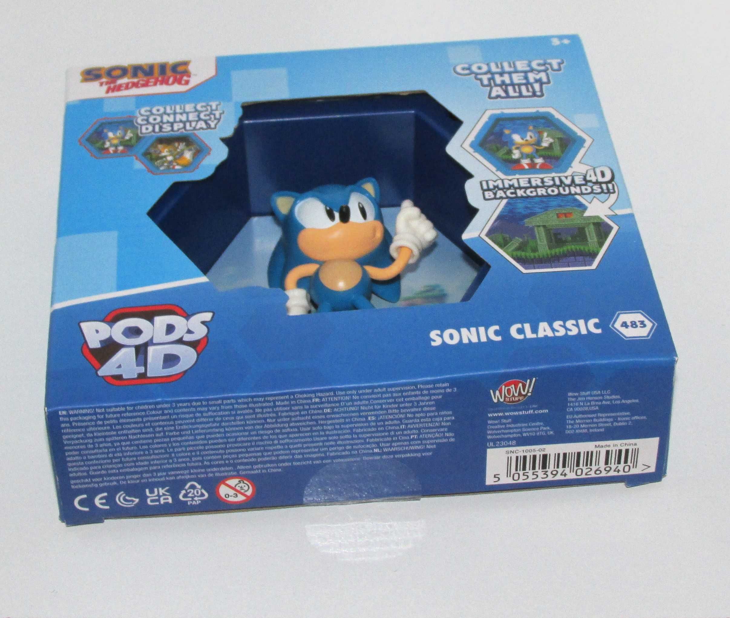 Sonic Pods4D Immersive Background, Novo e Selado