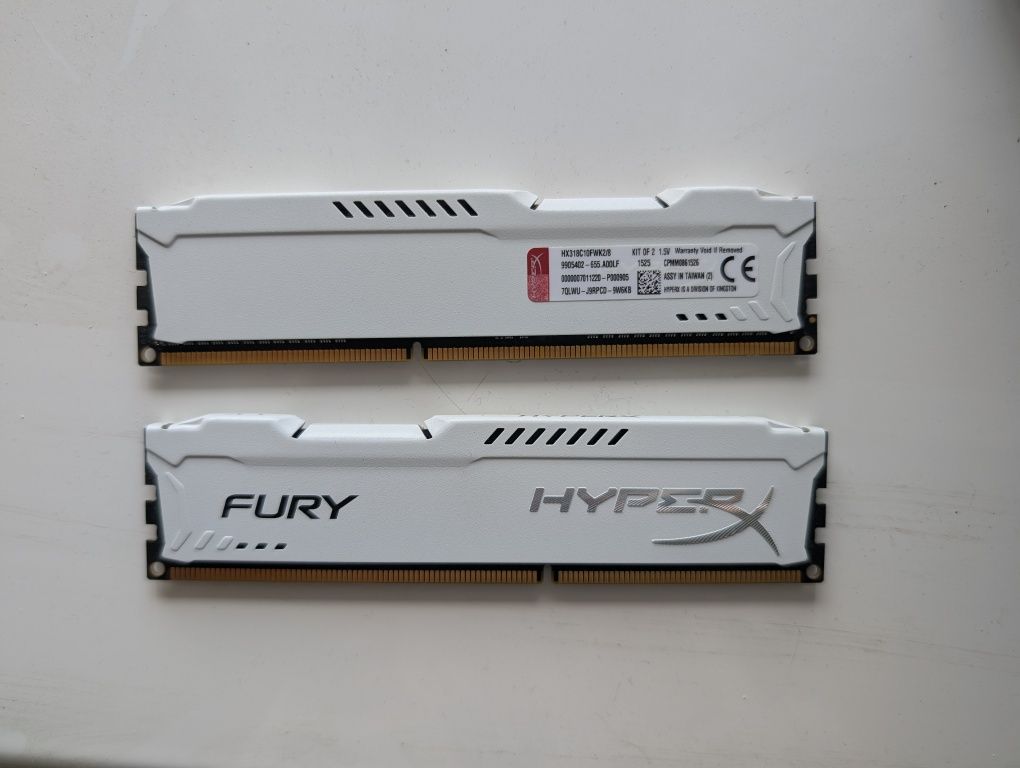 Оперативна пам'ять Kiggstone fury ddr3 8gb(2x4) 1866mhz