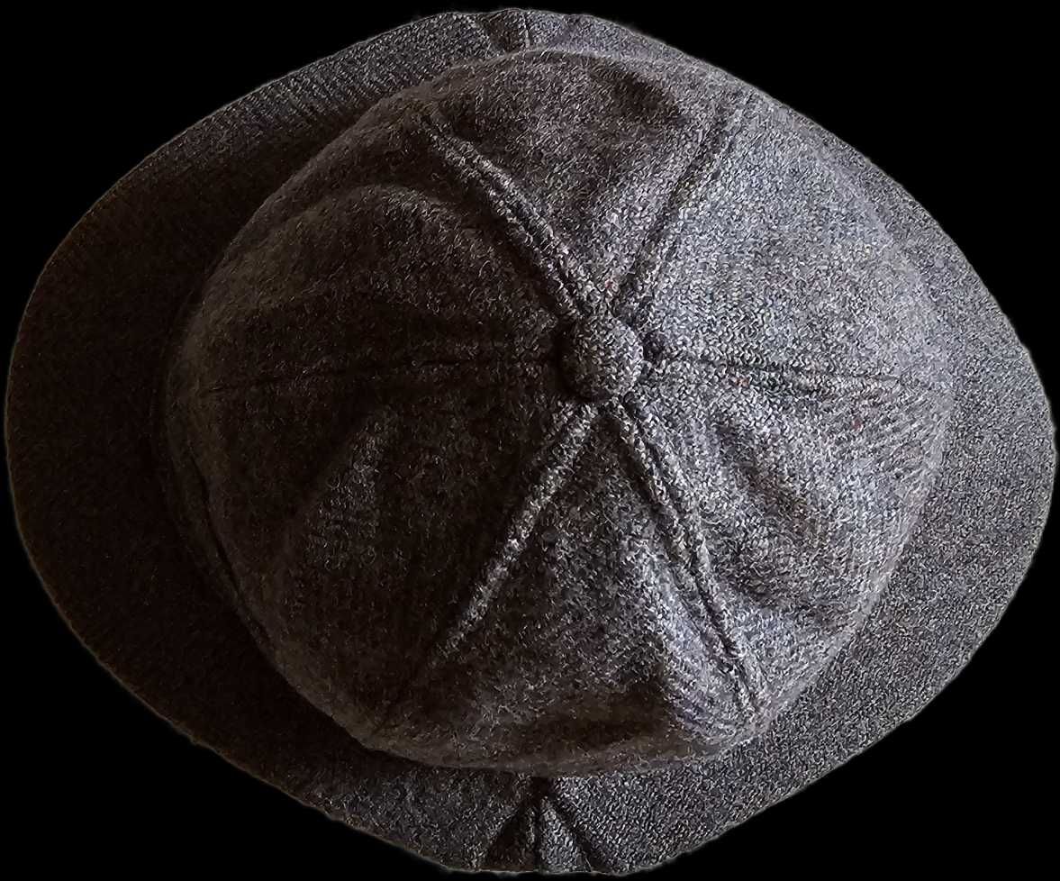 Винтажная твидовая Ирландская мужская шляпа Hoggs (Deerstalker)