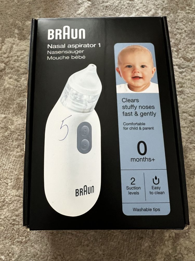 Braun электронный аспиратор назальный, аспіратор електронний